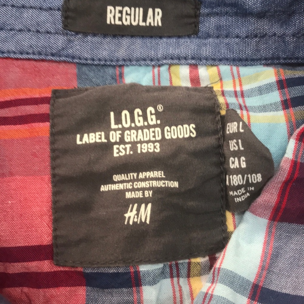 L.O.G.G. Button down long sleeve - Picture 2 of 3
